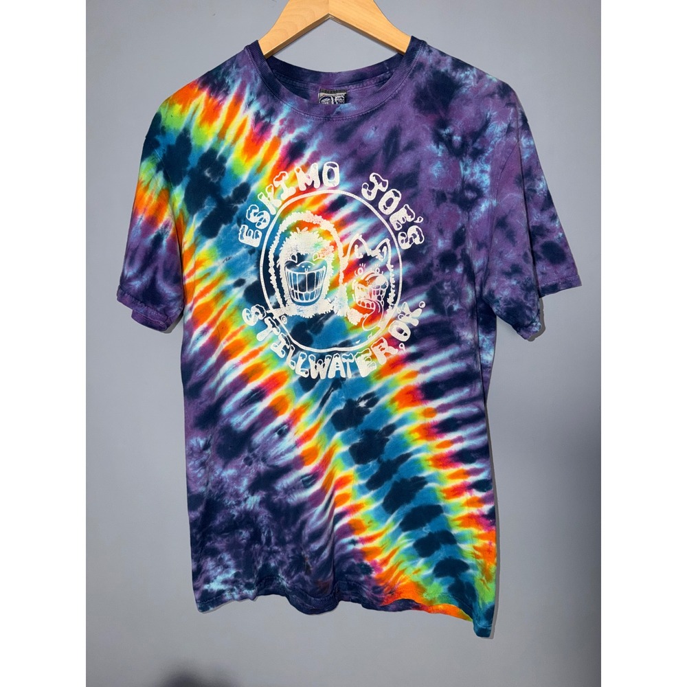Eskimo Joes Stillwater‎ Oklahoma Tie Dye T Shirt Mens Medium